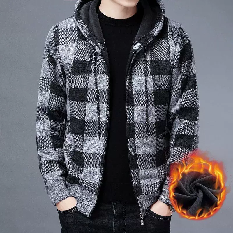 2024 Spring Summer New Korean Fashion Baggy Men's Hooded Jacket With Bright  Line Thin Male Coat