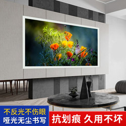 Matte Tempered Glass Whiteboard Projection Blackboard Wall-Mounted Writing Board School Classroom Eye-Protection Drawing Board Writing Office Conference Room Meeting Magnetic Whiteboard Children's Home Teaching Training