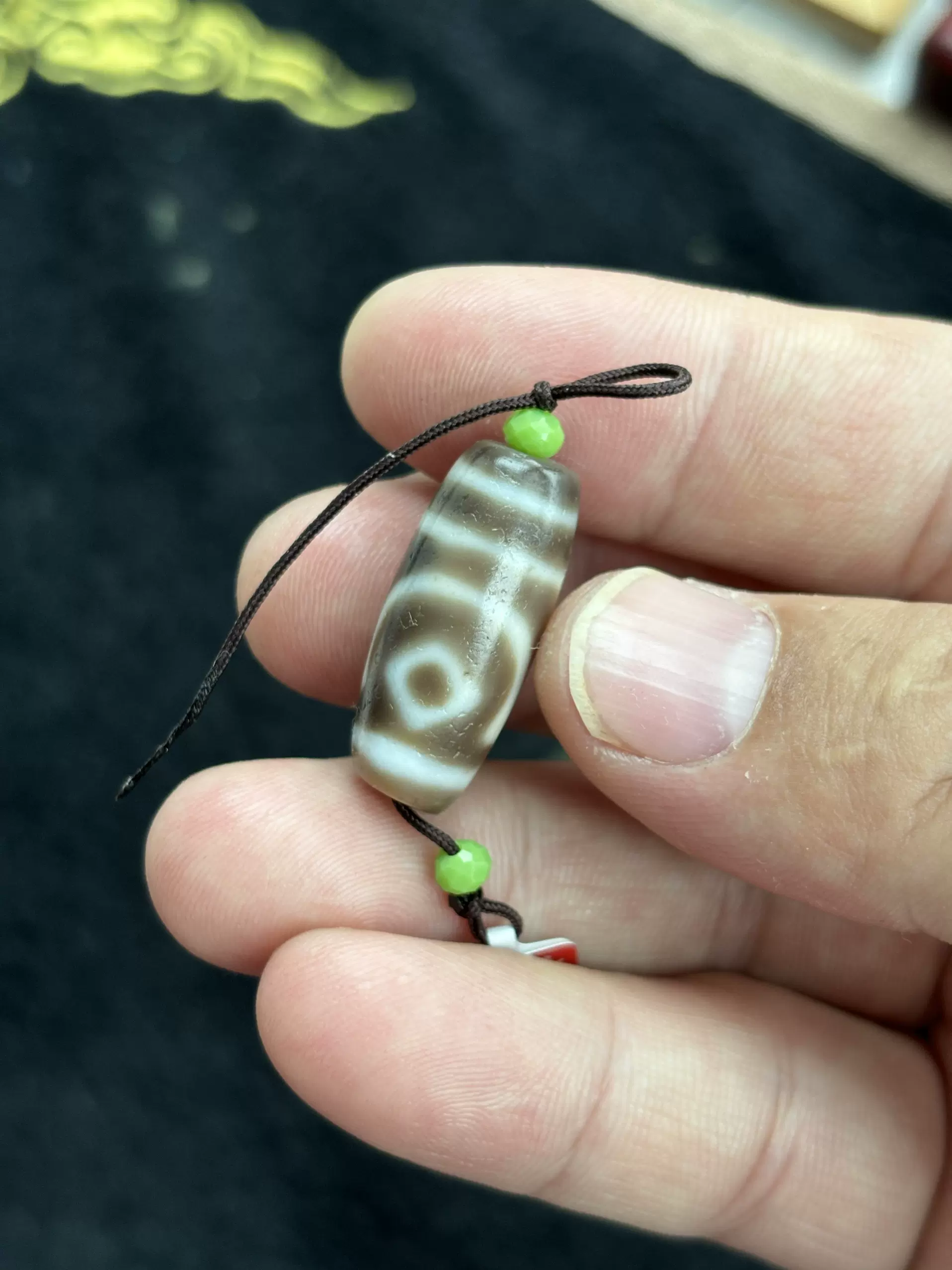 文玩堂：如意二眼天珠至純工芸（手作りビーズ） 文玩堂：如意二眼天珠