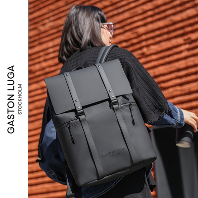 Gaston Luga Computer Backpack Leather Women's Outdoor Commuting Large Capacity School Bag Men's Travel Business | Gaston Luga