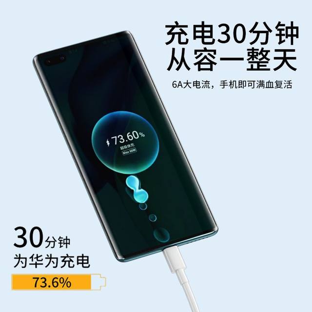 Type-C data cable is suitable for Huawei OPPO Xiaomi p20p30p40mate50 ...