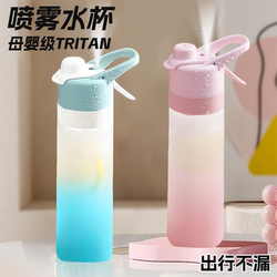 Sports Spray Water Cup, Summer Boys' Fitness Outdoor Military Training Water Bottle, Special Spray Water Cup for Kidsren and Students Going to School