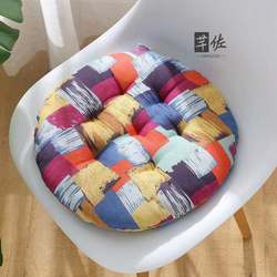 Seat Cushion to Prevent Butt Pain, Round Stool, Free Shipping, Thickened Cushion, Cotton and Linen Futon, Bay Window Cushion, Tatami Mat, Plus-Size Cushion, Fabric Art