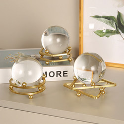 Fortune-Turning Crystal Ball Ornament, Light Luxury Living Room, Entrance Hall, Wine Cabinet, Tv Cabinet, Home Decoration, Housewarming Gift