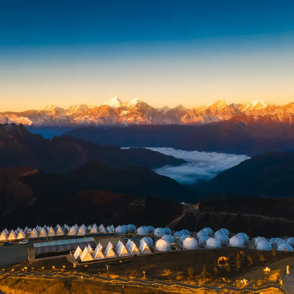 川西小环线5天四姑娘山双桥沟牛背山墨石公园八郎生都中路藏寨