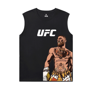 
UFC Ultimate Fighting Championship boxing Muay Thai short-sleeved sports training clothes for men and women summer pure cotton all-match vest