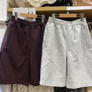 
Daily single men's and women's clothing couple casual loose sports shorts five-point pants sweatpants versatile straight pants 476225