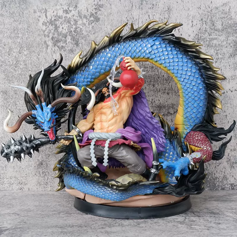 海賊王の手办四皇百獣凱多GK彫像模型のぬいぐるみ （Pericia 