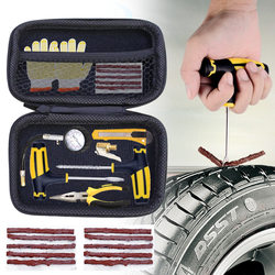 Car and Motorcycle Tire Repair Tool Set, 10-Piece Tire Repair Kit for Cars, Electric Vehicles, and Vacuum Tires