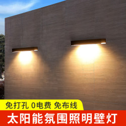 Solar Outdoor Lights Garden Villa Courtyard Lighting Balcony Layout Outdoor Waterproof Fence Magnetic Wall Lights