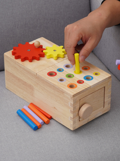 Wootoyz Giocattoli Montessori da Ordinare 1 2 3 Anni, Giochi Bambini 1 2 Anni Giocattoli Legno Bambini 1 2 3 Anni Regalo Regali Natale Bambini 1-3 Anni Giochi Educativi 1-3 Anni
