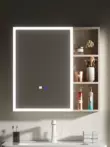 MOKELUO thông minh gương phòng tắm tủ không gian nhôm trang điểm riêng biệt lưu trữ tích hợp hộp phòng tắm treo tường gương gương decor treo tường Gương
