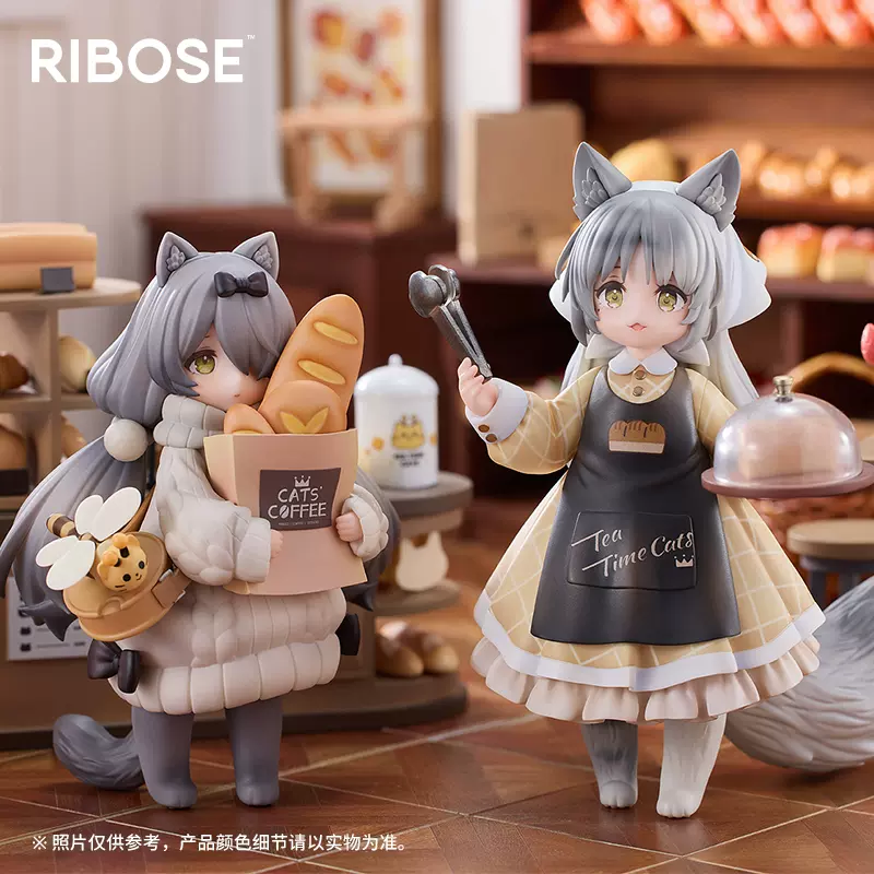 RIBOSE】核糖DLC系列「茶会猫·狸花猫」手办现货-Taobao