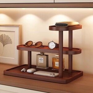 
Porch storage rack solid wood key storage shelf glasses display countertop table Chinese antique ornaments decorative rack