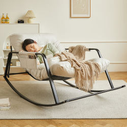 Lazy Sofa Balcony Leisure Chair Rocking Chair Adult Recliner Sofa Comfortable Sofa Chair Living Room Double Rocking Chair