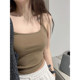 Sling vest for women with 2025 summer new style outerwear cover with breasts and breast pads beautiful back bra integrated top