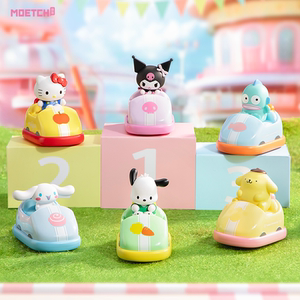 
Sanrio Bumper Car Series Playing Katie Cat Blind Box Ugly Fish Curomi Yugui Dog Pacha Clockwork Toys