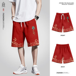 2025 summer new national fashion casual shorts for men