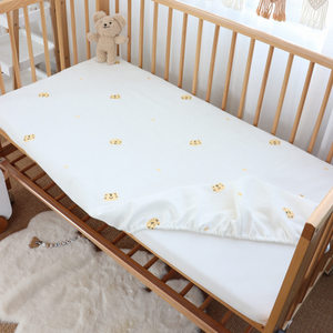 
Cribs, cotton mini waffle, baby sheets, baby mattress, dirty bed sheets, baby supplies