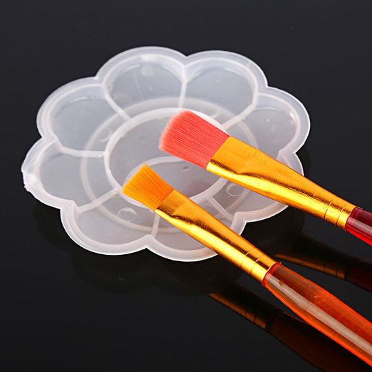 Generic Ensemble de Pinceaux éponge pour Peinture et Graffiti – Différentes Formes Faciles à Dessiner – 4 Pinceaux en Mousse avec Poignées en Bois pour Le Nettoyage de la Poussière, Noir