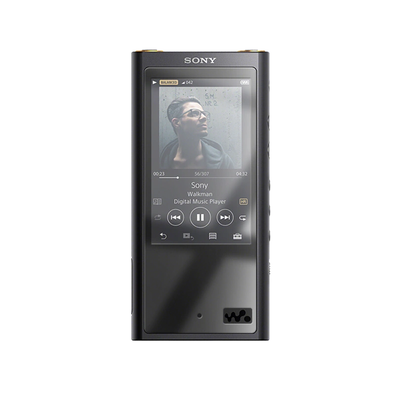 適用於索尼NW-ZX300A MP3播放器鋼化膜屏幕防撞條膜全屏防爆膜保護套-Taobao