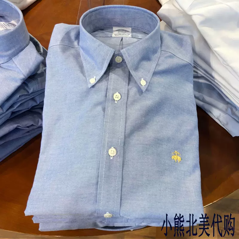 正品代购Brooks Brothers/布克兄弟长袖衬衫男士衬衣商务男装秋冬-Taobao