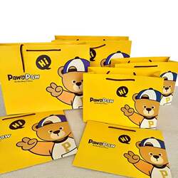 Paw in Paw Brand Bear Paper Bag Shopping Bag Paper Bag Gift Bag