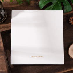 Leather Photo Album DIY Handmade Commemorative Album Retro Adhesive Polaroid 34567inch Couple Family Photo Album Storage