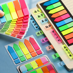 Sticky Notes, Index Tabs, Writable Marking Strips, Plastic Bookmarks, Markers for Students, Transparent Page Markers