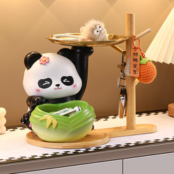 Panda Key Storage Entryway Decoration Ornament Shelf Entryway Shoe Cabinet Living Room Home Housewarming Gift