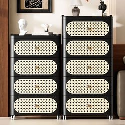 Household Drawer-Type Storage Cabinet Plastic Storage Box Children's Baby Wardrobe Storage Rack Toy Snack Storage Cabinet