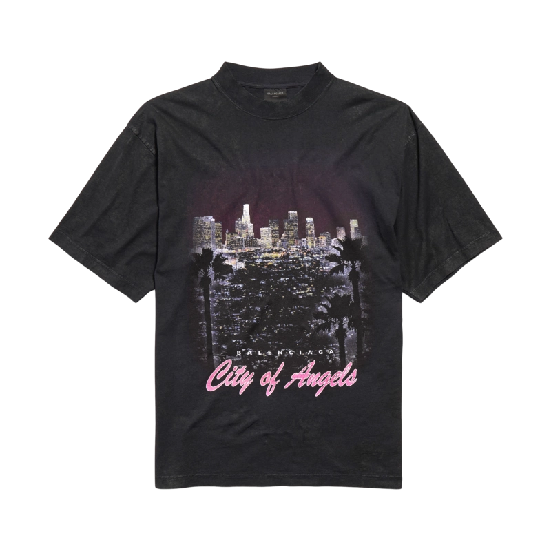 BALENCIAGA巴黎世家25夏季新品HUMAN BEING SHIFTED T恤