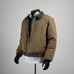 2024 Winter Thickened Reversible Cotton Jacket for Men, Color-Block Plaid Trendy Brand Cotton Coat, Retro Workwear Warm Cotton Padded Jacket