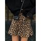 Leopard Polyester A Placing Tongtong Dress Skirt 2025 European and American Spring Fashion Casual Short Skirt Customization