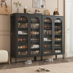 Metal Shoe Cabinet for Home Entrance, Multi-Layer, Large Capacity, Entryway Cabinet, Dust-Proof, Shoe Rack, 2024 New Popular Model