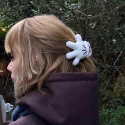 New Creative and Cute Mickey Mini Claw Clip, Trendy 3D Doll Hairpin, Palm-Sized Mickey Mini Claw Clip