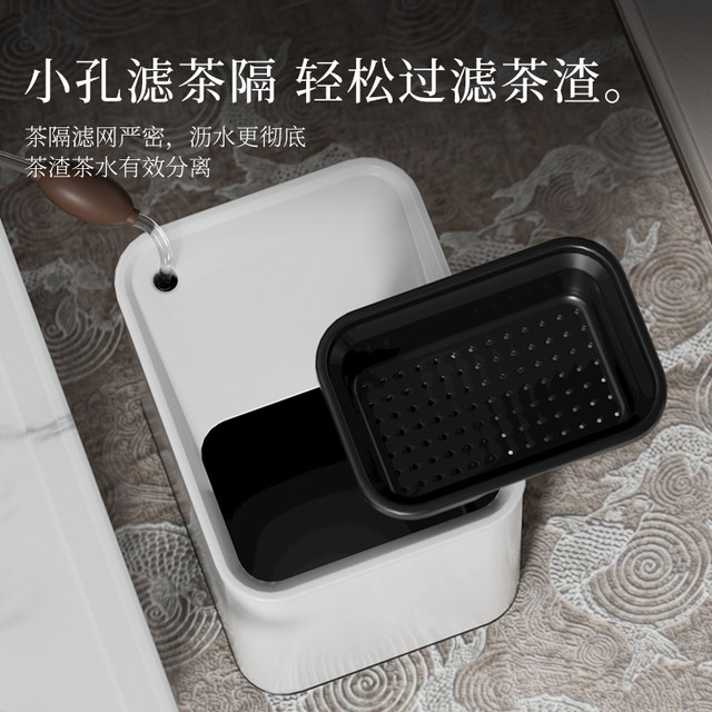 Wet and dry separation stainless steel tea bucket waste water bucket ...