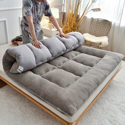Lamb Wool Mattress Soft Pad Student Dormitory Single Mattress Cotton Padding Home Double Thickened 1.8m 1.7m Mattress Quilt