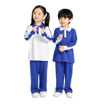 Shenzhen unified men and women autumn trousers sleeve school uniforms
