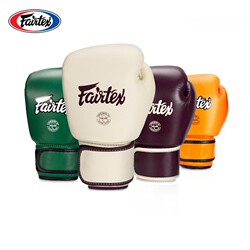 Fairtex Genuine Leather Boxing Gloves Bgv16 Muay Thai Lightweight Boxing Gloves for Fighting, Sanda, and Martial Arts for Men and Women