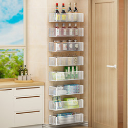 Kitchen Multi-Functional Storage Rack, Multi-Layer Storage Rack, Wall-Mounted Spice Rack Behind the Door, Multi-Functional Bowl Rack, Storage Rack