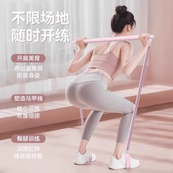 Multifunctional Back Training Resistance Band, Door-Mounted Elastic Band, Women's Resistance Band, Shoulder Opening and Hip Training Resistance Band, Men's Fitness Resistance Band