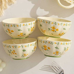 Ceramic Rice Bowls for Home Use, Particularly Beautiful 2026 New Model Ceramic Eating Bowls, Personal Use High-Value Small Bowls and Plates