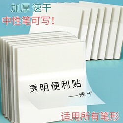 Transparent Sticky Notes Can Be Written On, Are Adhesive, and Can Be Torn Off. They Are Aesthetically Pleasing and Are Used by Students for Taking Notes and Highlighting Key Points