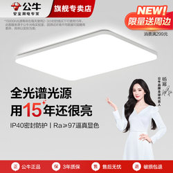 Bull Full-Spectrum Ultra-Thin Living Room Ceiling Light Led Modern Minimalist Atmospheric Package Lighting Main Light Recommended by Yang Mi