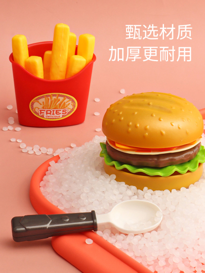 ラストですKFC風ミニチュアフードセット ミニハンバーガーフードおもちゃセット - シミュレーションKFCモデル