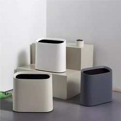 Nordic Narrow Gap Trash Can for Home Use, Creative Living Room, Modern Minimalist Bathroom, Toilet, Kitchen, Lidless Gap Paper Basket