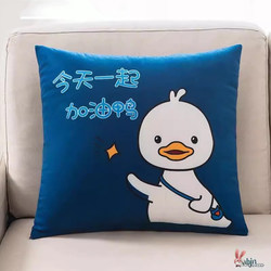 Cute Cartoon Pillow Sofa Cushion Office Headboard Backrest Car Cushion Square Pillowcase Without Insert