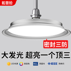 Specialized Mahjong Lamp for Game Rooms, Ultra-Bright Commercial Lighting for Shops, Warehouses, and Workshops, E27 Screw Base Round Led Pendant Light