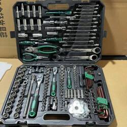 Auto Repair 121 Tool Set, Socket Set, Wrench, Ratchet, Car Repair Combination, Multi-Functional Car Repair Set